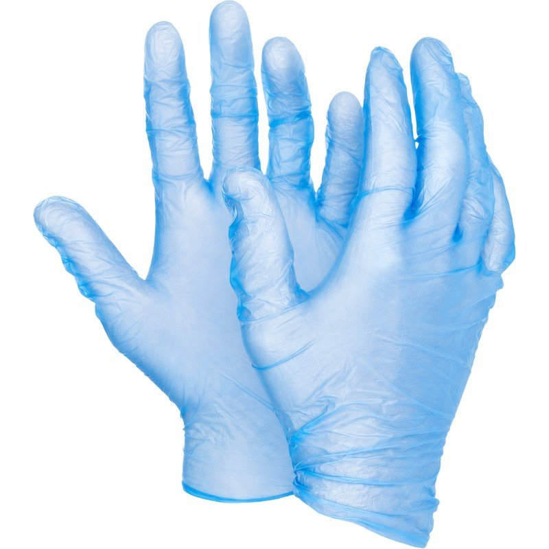 Shield Right Vinyl Blue Powder Free - Large
