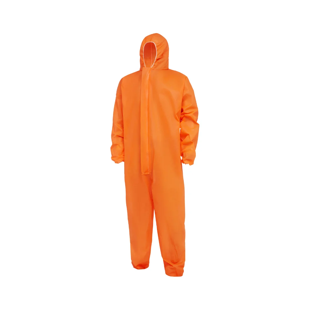 Polypropylene Coveralls Orange (S-5XL)