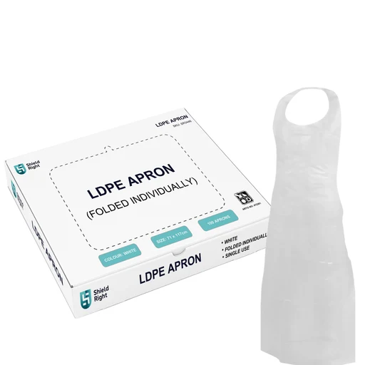 LDPE Aprons White